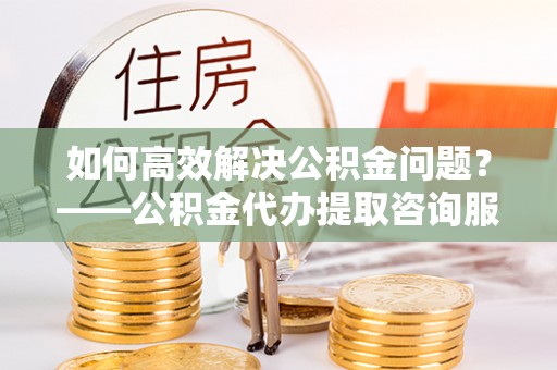 略阳如何高效解决公积金问题？——公积金代办提取咨询服务指南