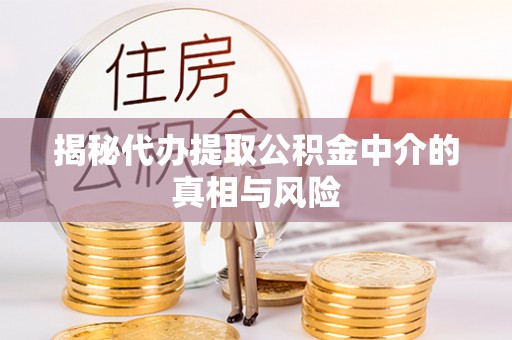 略阳揭秘代办提取公积金中介的真相与风险